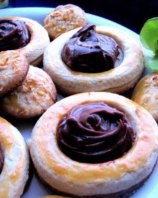 Песочное печенье с шоколадом