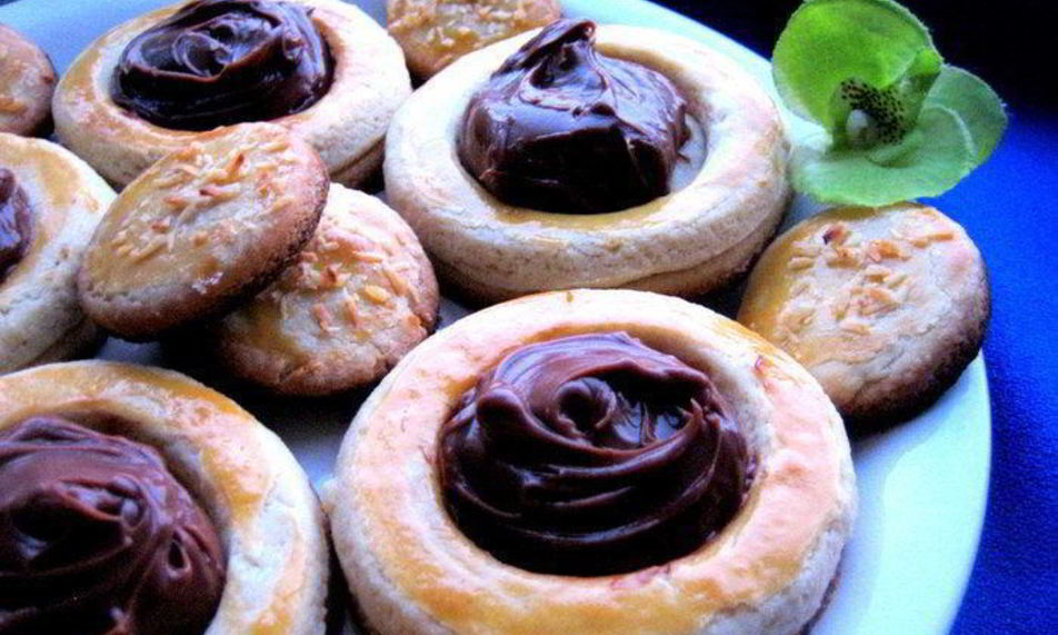 Рецепт песочного печенья с шоколадома