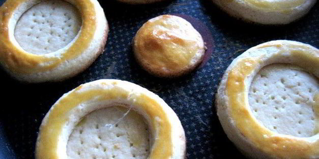 песочное печенье с шоколадом