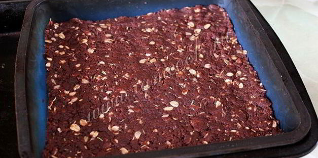 постное шоколадно-малиновое печенье