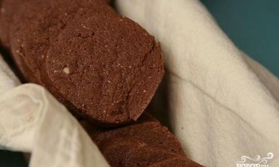 Рецепт пряное шоколадное печенье с миндалем