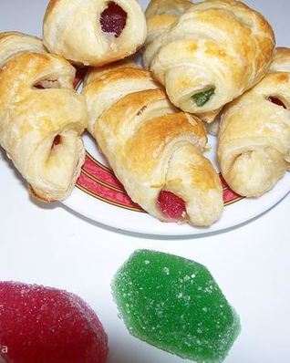 Рогалики с мармеладом