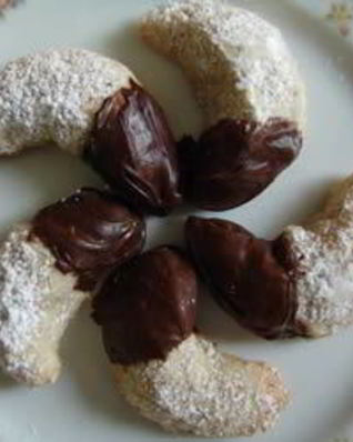 Рождественское печенье Полумесяцы