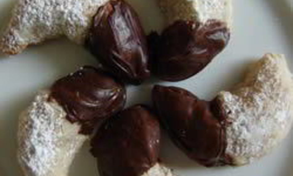 Рецепт рождественское печенье полумесяцы