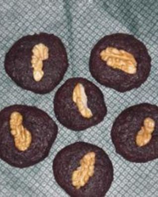 Шоколадно-ореховое печенье без муки