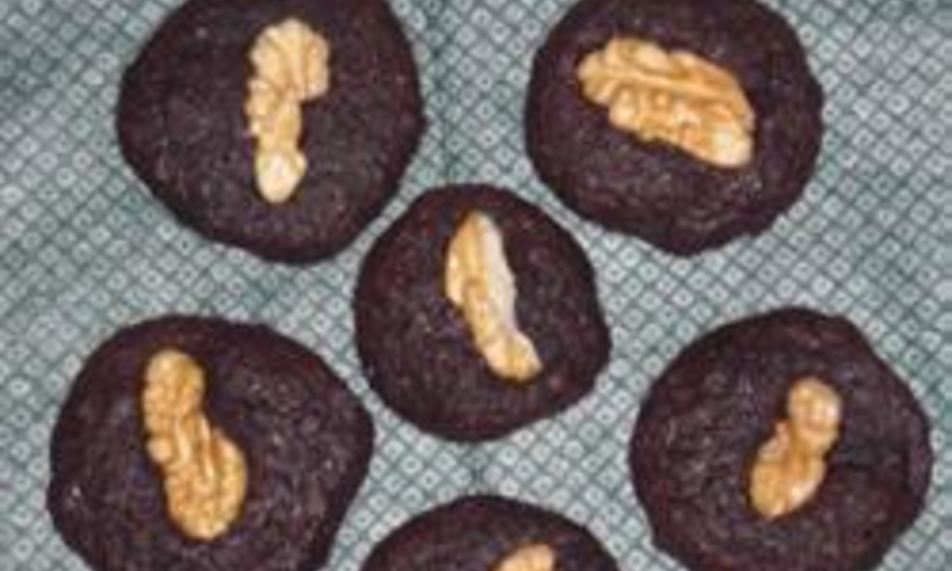 Рецепт шоколадно-ореховое печенье без муки