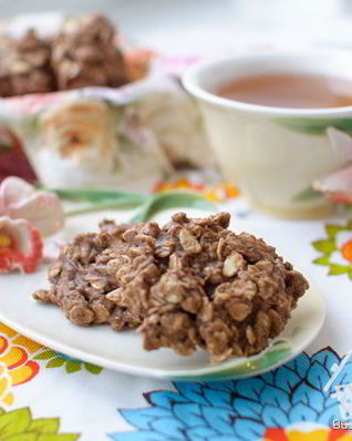 Шоколадное печенье без выпечки