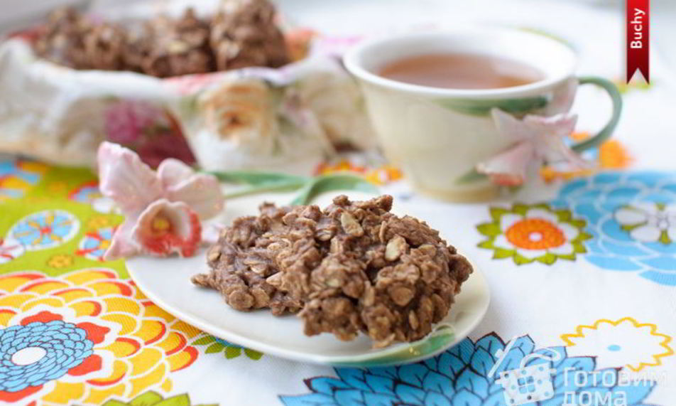 Рецепт шоколадное печенье без выпечки