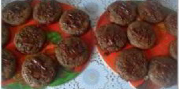 шоколадное печенье с вишней