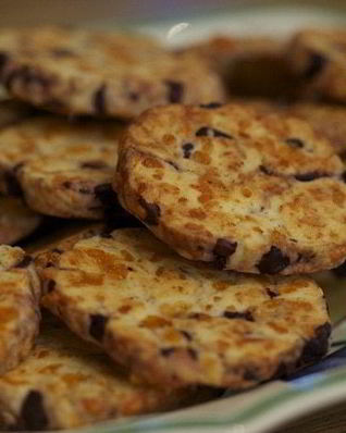 Сырное печенье с маслинами