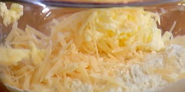 сырное печенье с маслинами