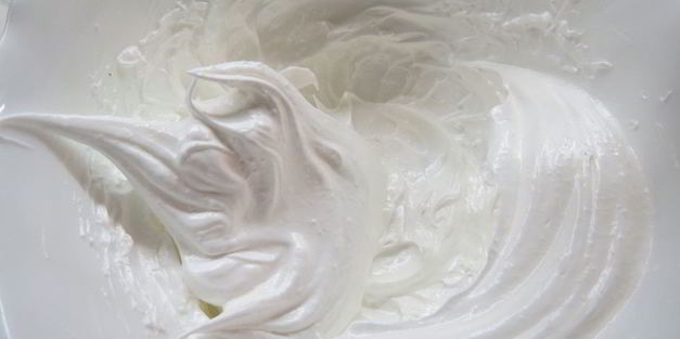 творожное печенье с меренгой