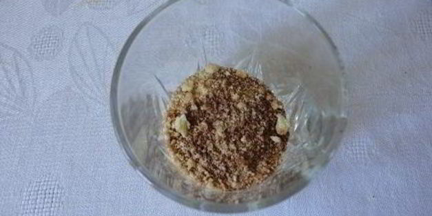 творожный капучино с миндальным печеньем