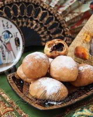 Восточное печенье с финиками и орехами