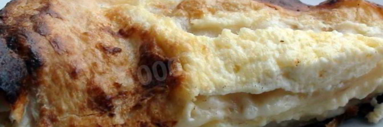 Ачма из лаваша с творогом на кефире