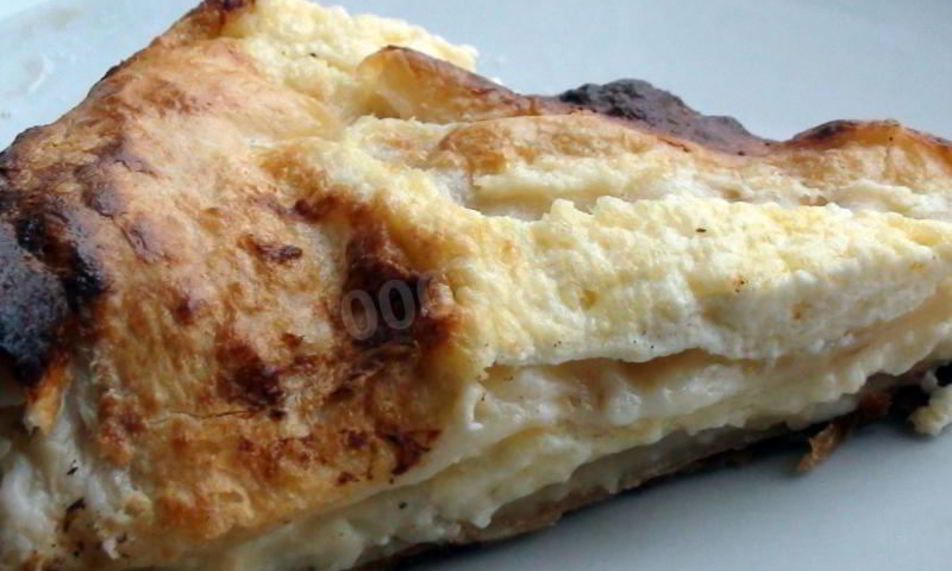 Рецепт ачма из лаваша с творогом на кефире