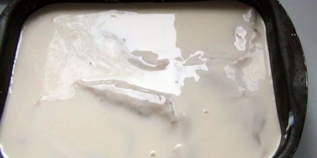 ачма из лаваша с творогом на кефире