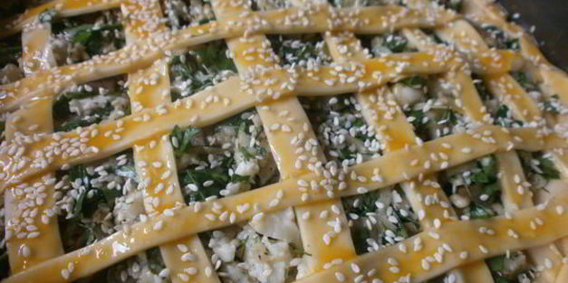 баклажанный пирог