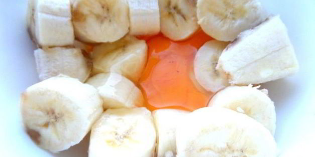 банановый пирог на песочной основе