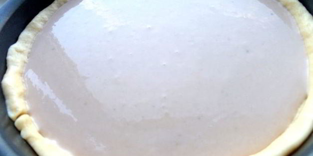 банановый пирог на песочной основе