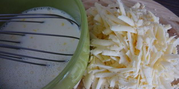 блинчатый пирог с курицей и грибами