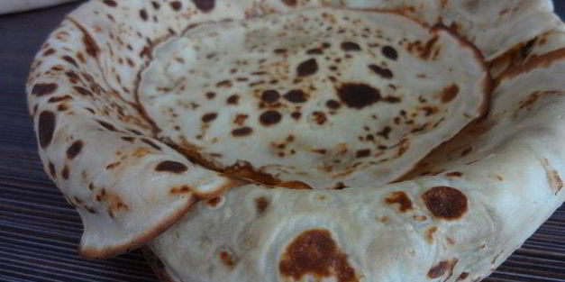 блинчатый пирог с курицей и грибами