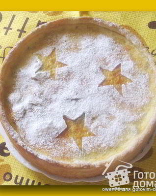 Бретонский пирог на песочном тесте