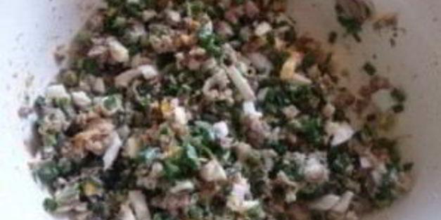 быстрый рыбный пирог на кефире