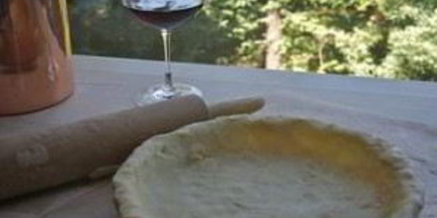 черничный пирог с лимонной цедрой