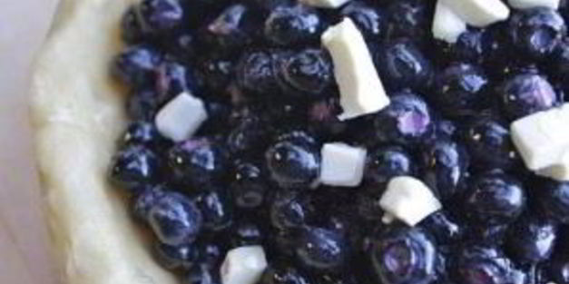 черничный пирог с лимонной цедрой