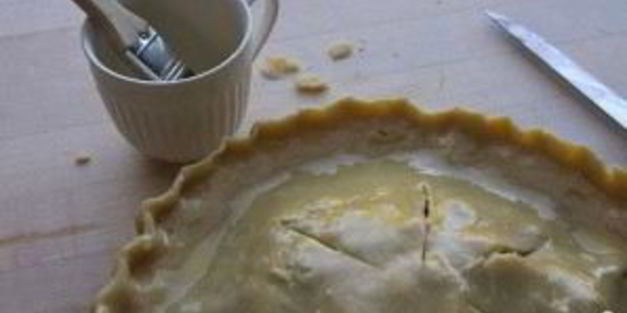 черничный пирог с лимонной цедрой