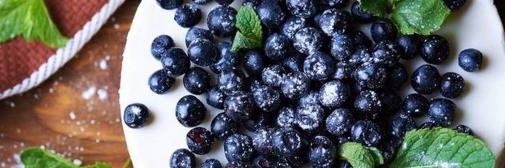 Черничный пирог с маскарпоне