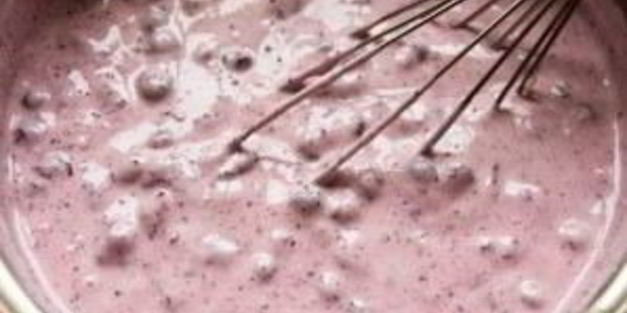 черничный пирог с творогом