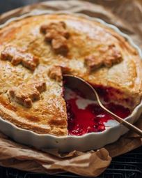 Пироги с клюквой