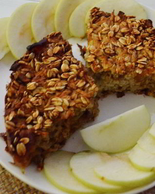 Диетический яблочный пирог