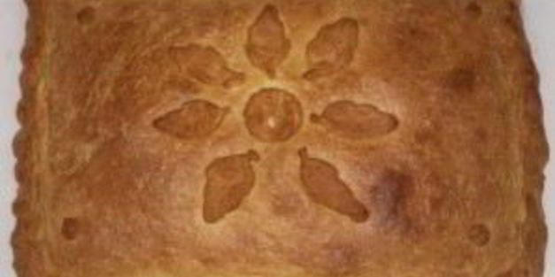 дрожжевой пирог с курицей и картошкой