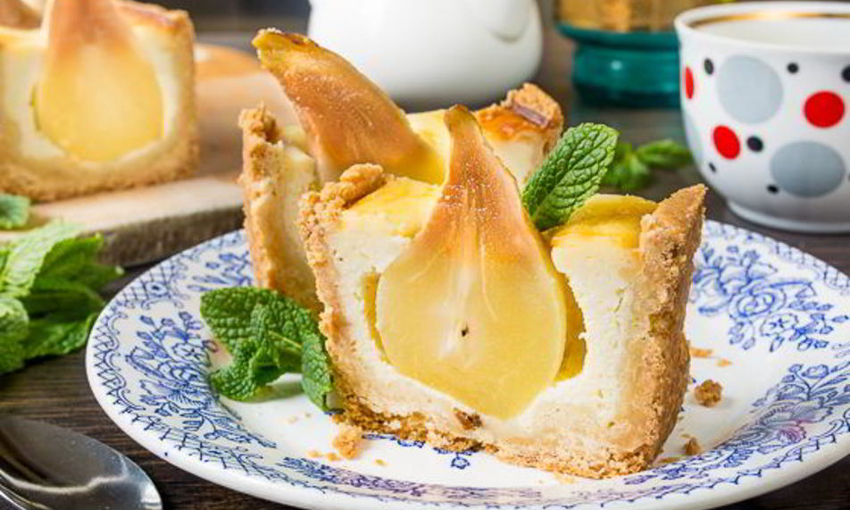 Рецепт грушевый пирог со сливочным сыром