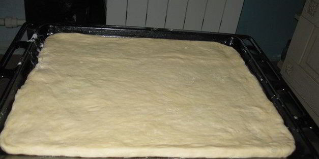 капустно-рыбный дрожжевой пирог