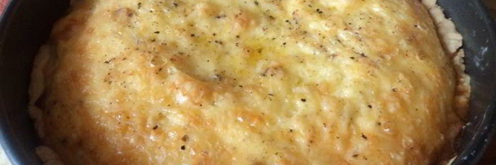 Киш с грибами