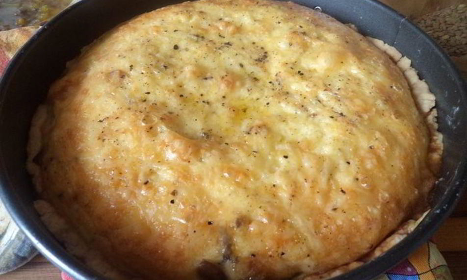 Рецепт киш с грибами