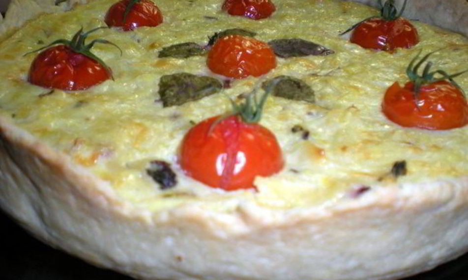 Рецепт киш с кабачком и картофелем