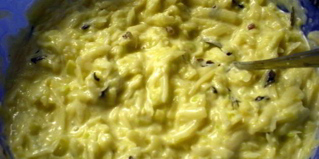 киш с кабачком и картофелем