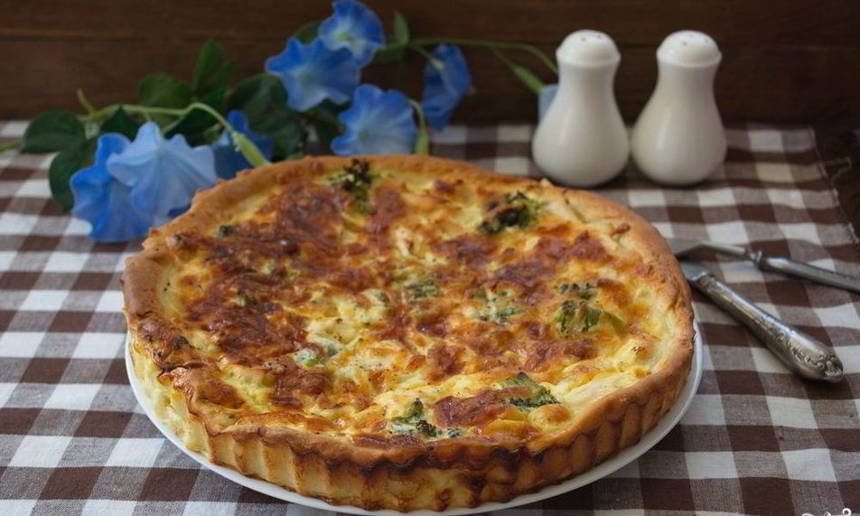 Рецепт киш с курицей и брокколи