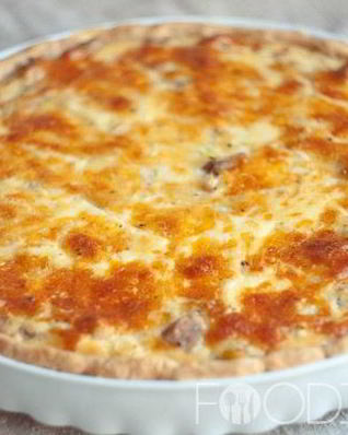 Киш с курицей