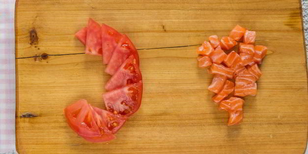 киш с семгой