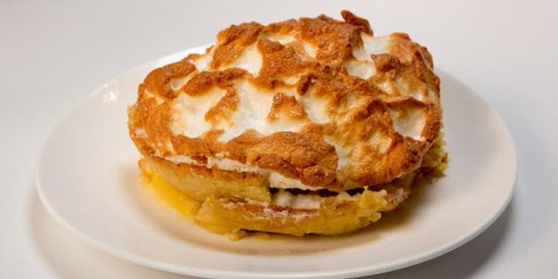 лимонный пирог с меренгой