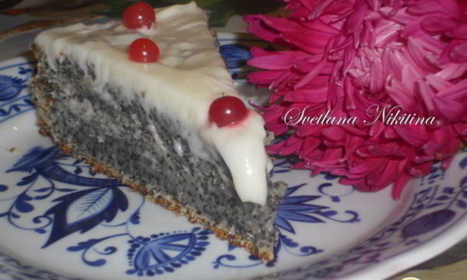 Рецепт маковый пирог с маскарпоне