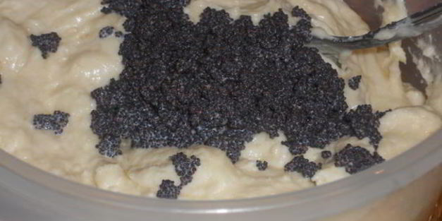 маковый пирог с маскарпоне