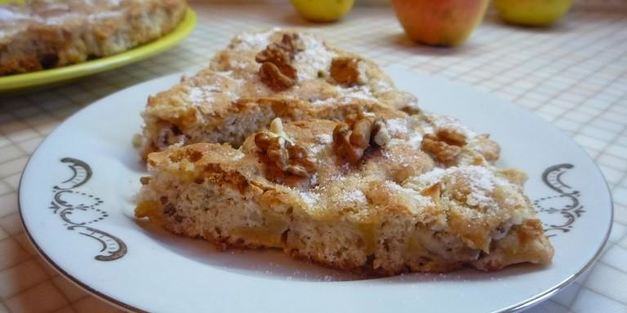 милопита — яблочный пирог по-гречески быстро