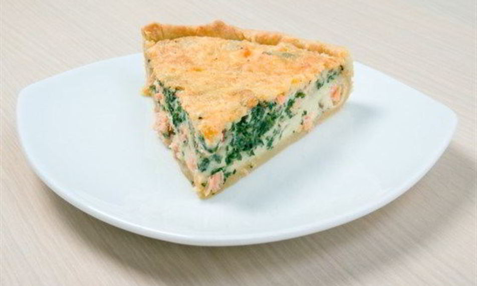 Рецепт немецкий пирог с копченым лососем